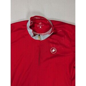 Castelli Cycling Jersey Men’s Unisex XL Road Mountain Italian Red Logo
